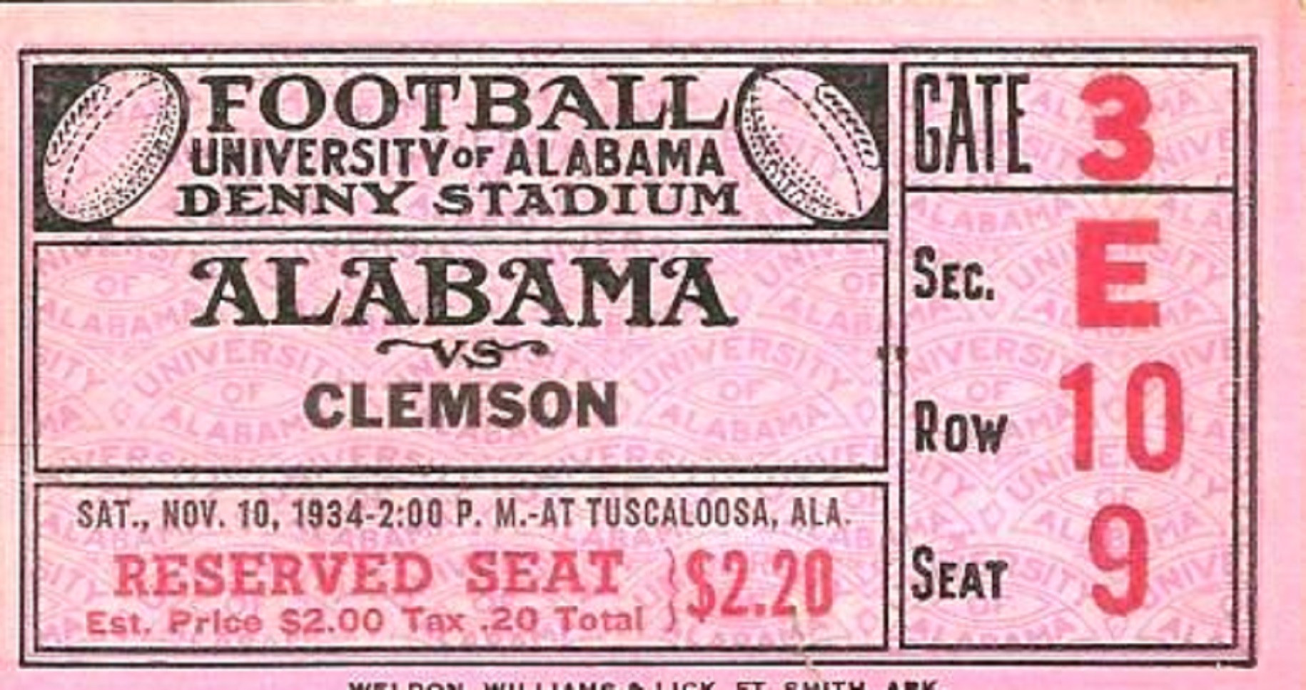 A Short History of Alabama vs Clemson Touchdown Alabama Alabama