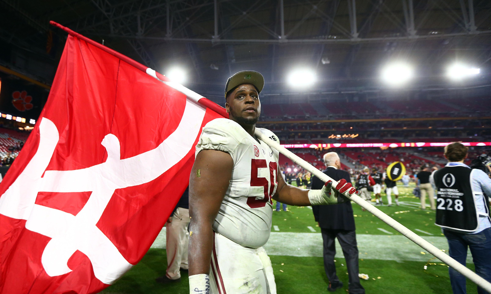 Alabama Offensive Lineman Alphonse Taylor Charged And