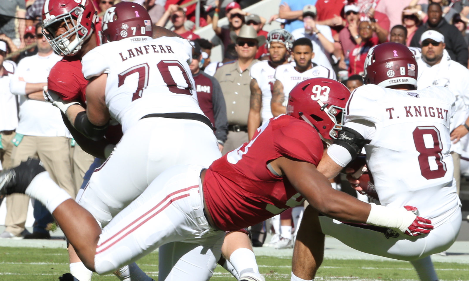 Redskins' Jonathan Allen and Da'Ron Payne make up the 'Alabama Wall'