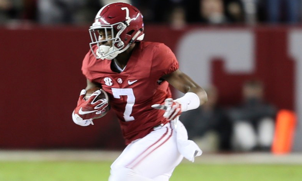 Trevon Diggs scores vs Miss St.  Alabama football roll tide, Alabama  crimson tide football, Trevon diggs