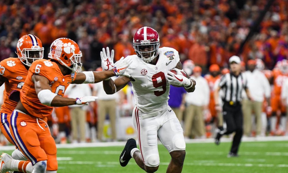 Bo scarbrough running against clemson