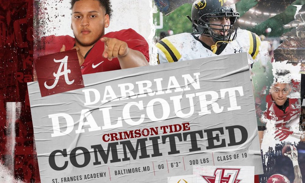 4 Star Og Commits To Alabama Tide Jumps Back To 1 In 2019