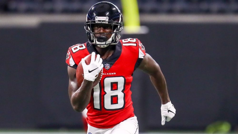 Calvin Ridley scores two touchdowns in shootout loss vs