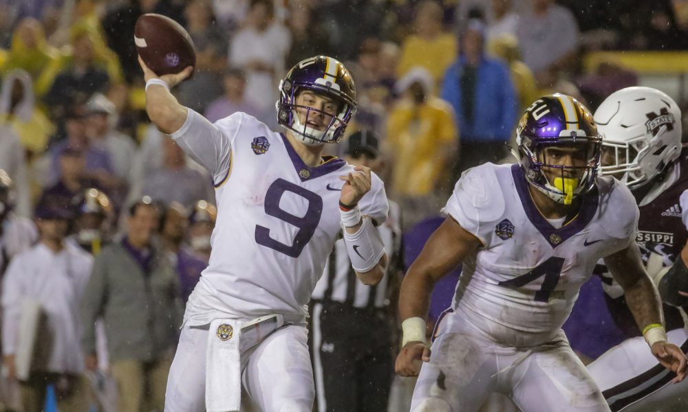 joe burrow lsu 2018