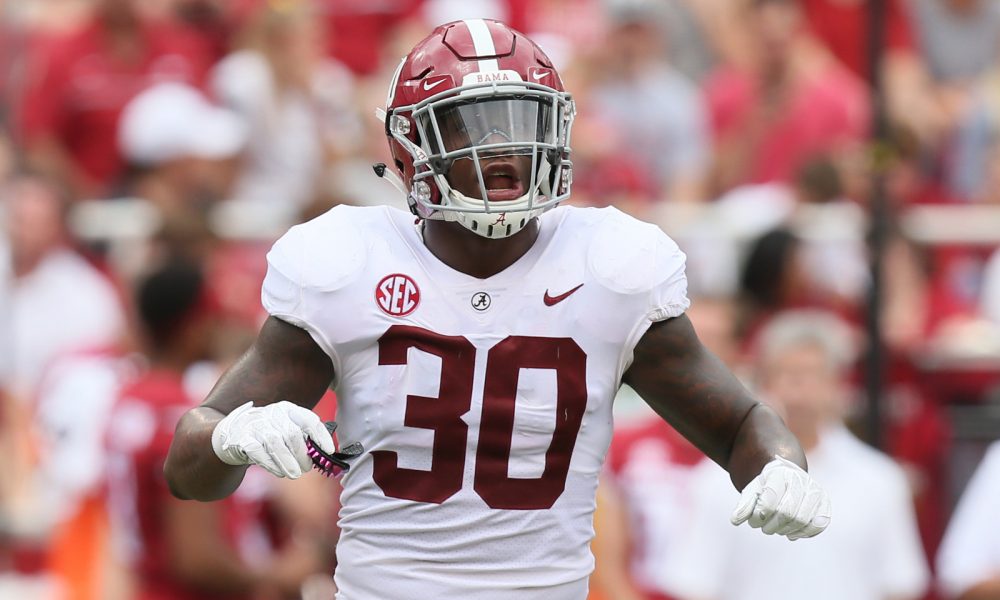 Mack Wilson Alabama linebacker