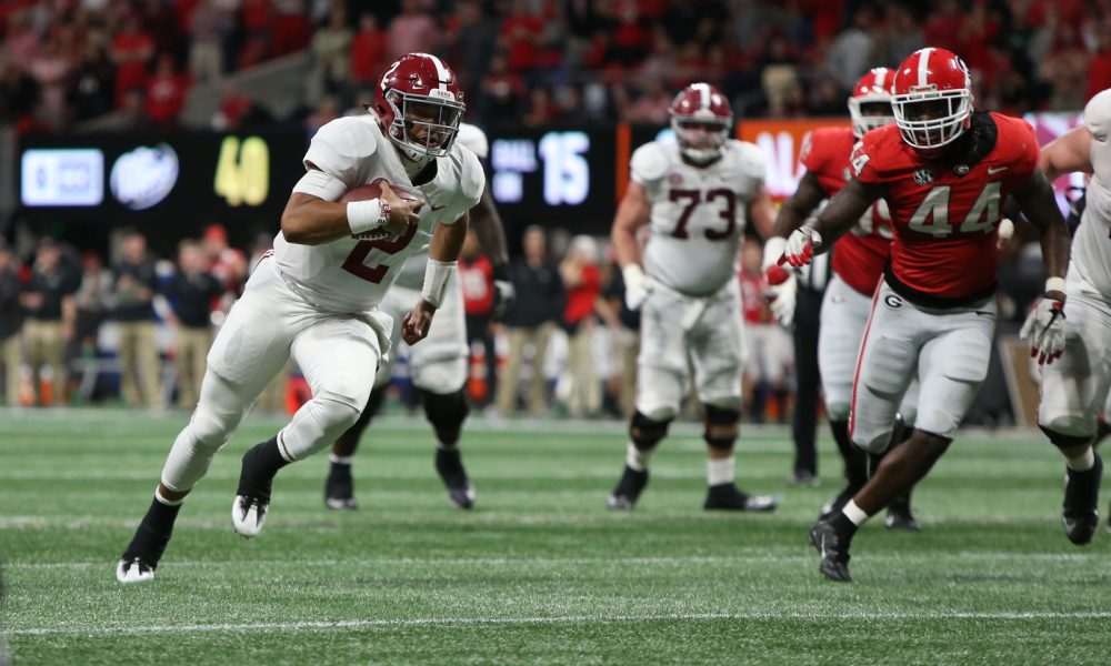 Jalen Hurts scores winning TD for Alabama versus Georgia in 2018 SEC title game