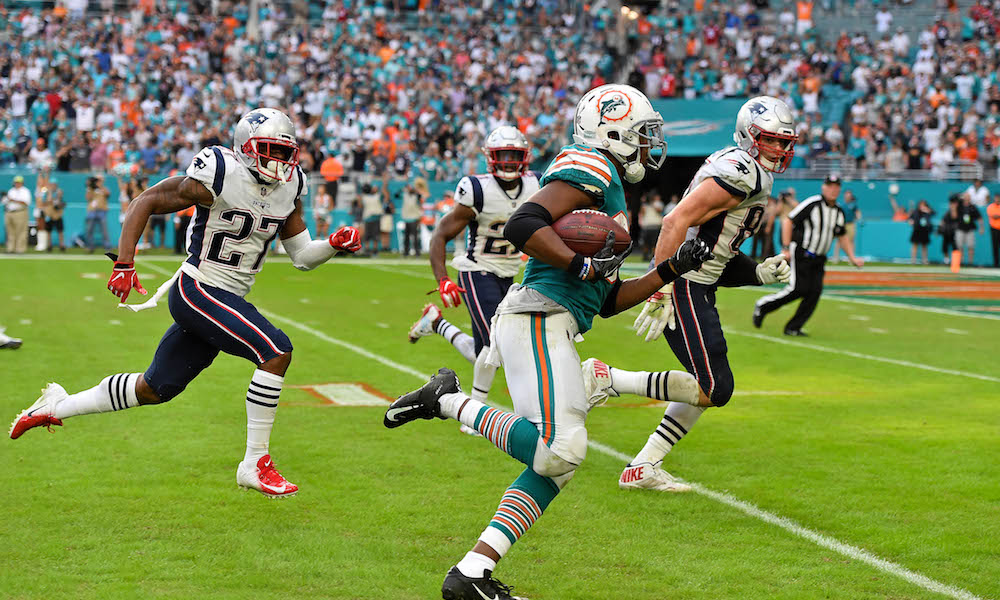 Kenyan Drake game-winning touchdown run against Patriots