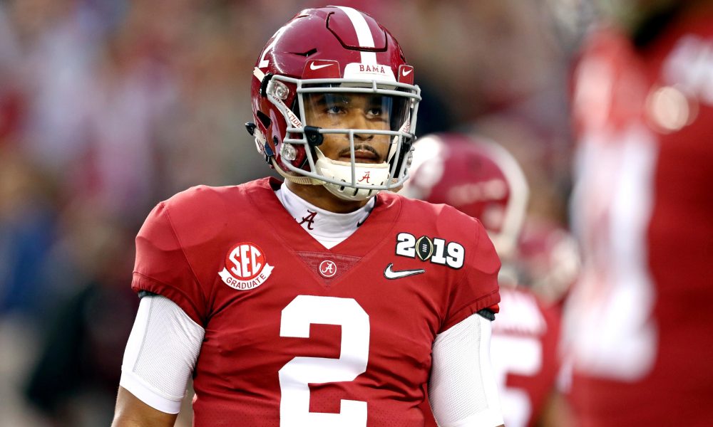 Alabama QB Jalen Hurts aims to bring the pain in title game, but