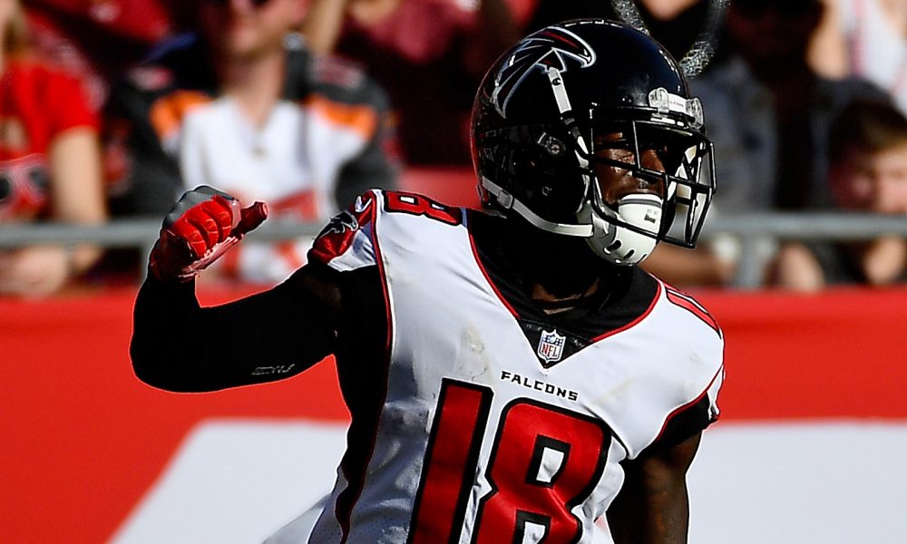 Falcons' receiver Calvin Ridley got engaged last week