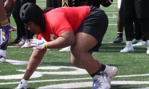 4-Star DT Tim keenan at nike opening