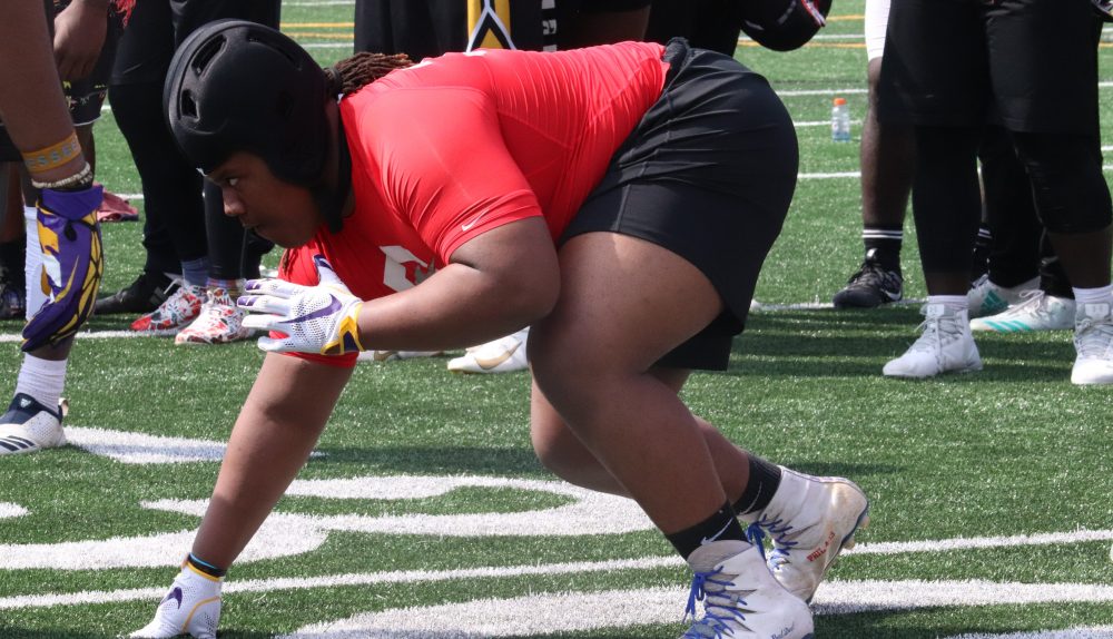 4-Star DT Tim keenan at nike opening