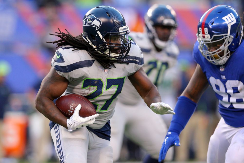 Running Back Eddie Lacy Works Out for Baltimore Ravens