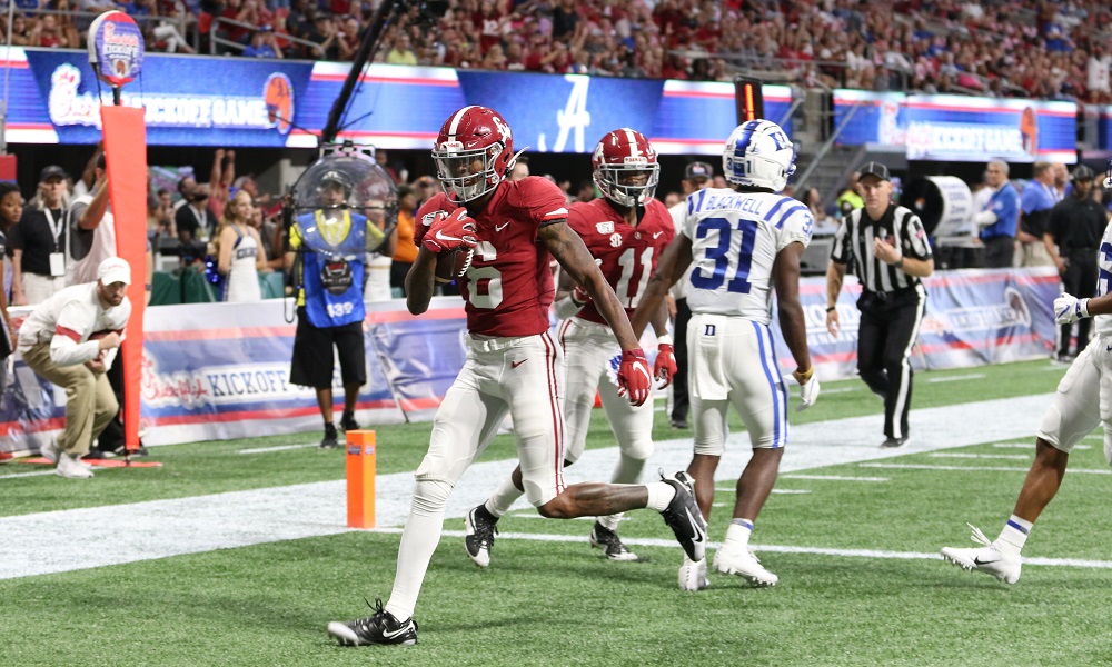 Devonta smith duke touchdown