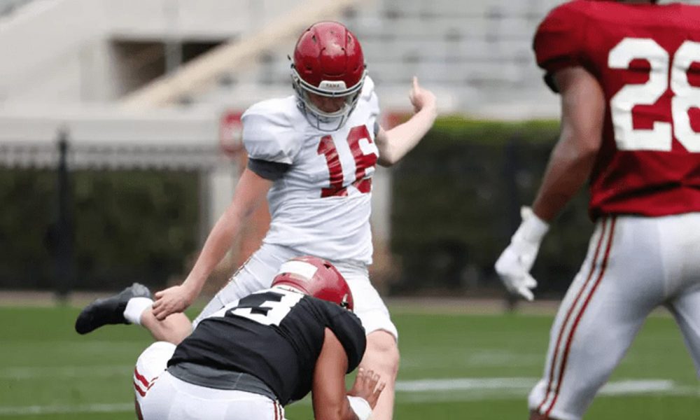Will Reichard makes FG for Alabama in 2019 fall camp