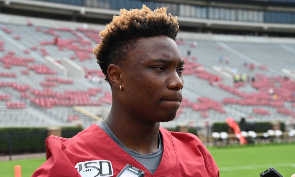 Henry Ruggs III, DeVonta Smith together again in Las Vegas on