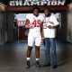 Tunmise Adeleye poses pictures with his father during Alabama visit