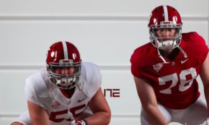 James Brockermeyer and Tommy Brockermeyer during Alabama visit