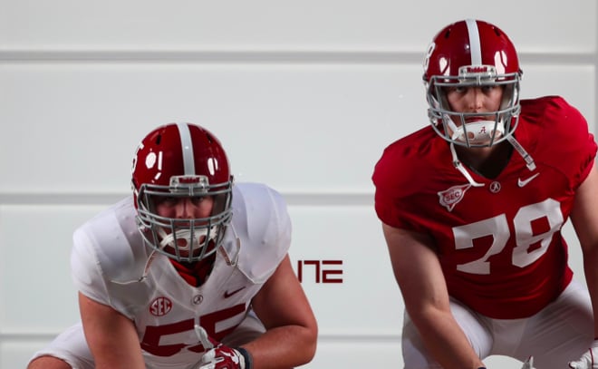 James Brockermeyer and Tommy Brockermeyer during Alabama visit