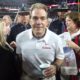 Nick Saban smiling