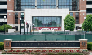 A look at Bryant-Denny Stadium during renovations in May of 2020
