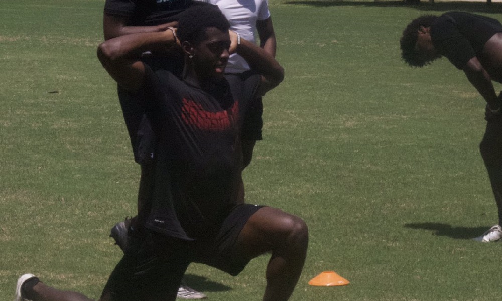 Terrion Arnold at july training session