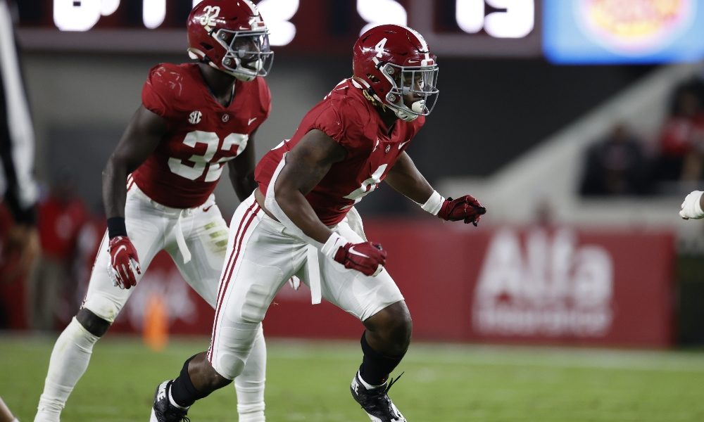 Chris Allen rushes the passer against Georgia