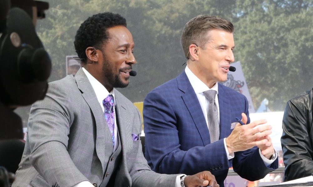 Desmond Howard and Reece Davis on College GameDay