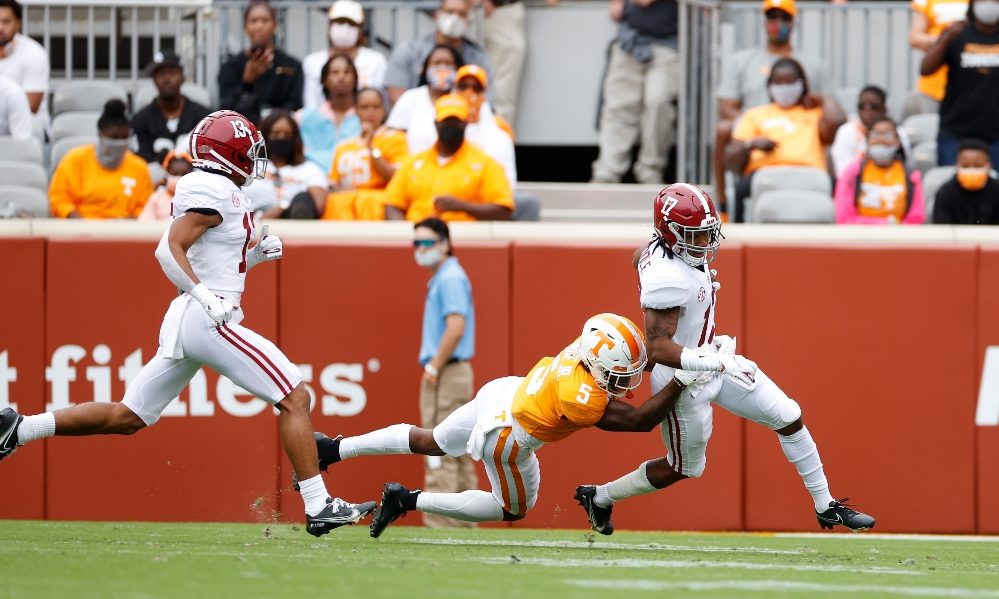 Nick Saban gives new injury updates on Jaylen Waddle and Deonte Brown