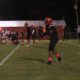 Alabama 2021 4-Star DB commit Kadarius Calloway takes instructions from coach before the snap