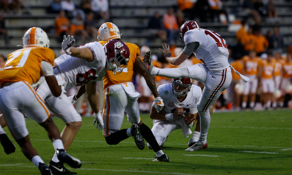 Will Reichard makes a field goal versus Tennessee