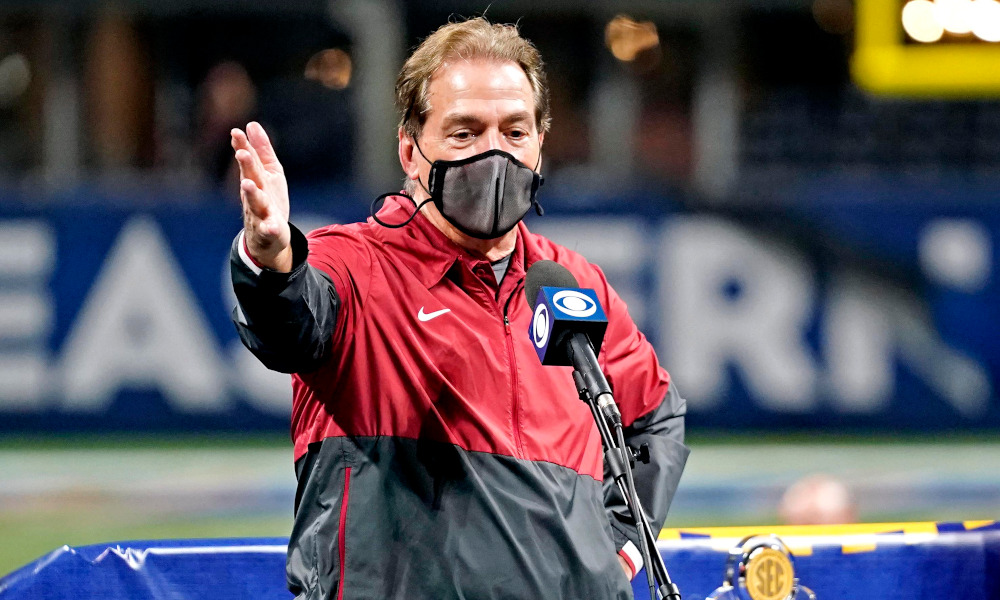 Nick Saban interview after winning SEC Championship