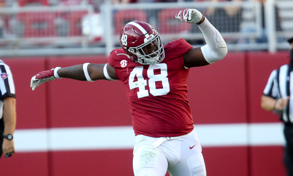 LOOK: Alabama DT Phidarian Mathis declares for 2022 NFL draft