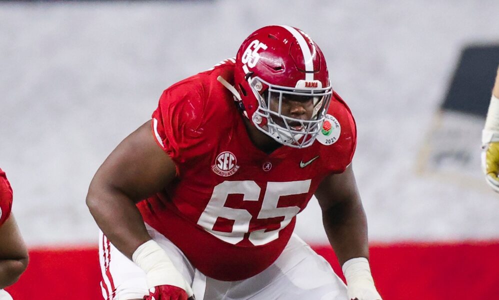 Deonte Brown gets set against Notre Dame