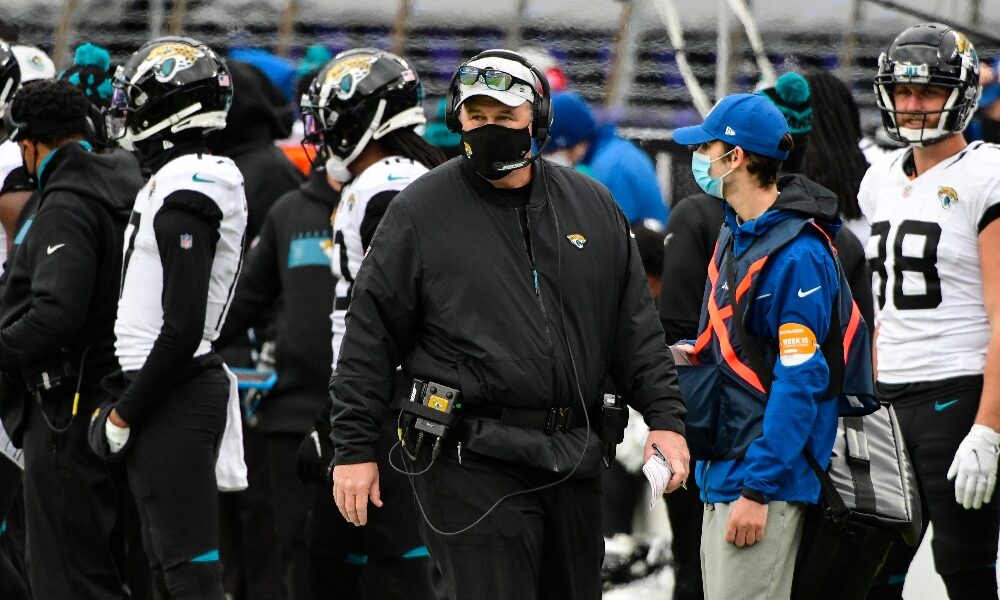Doug Marrone watches from the sidelines