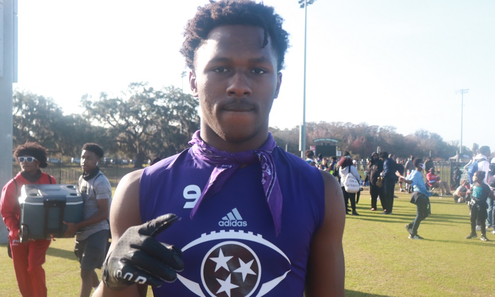 Adarius Redmond poses for picture at Pylon 7V7