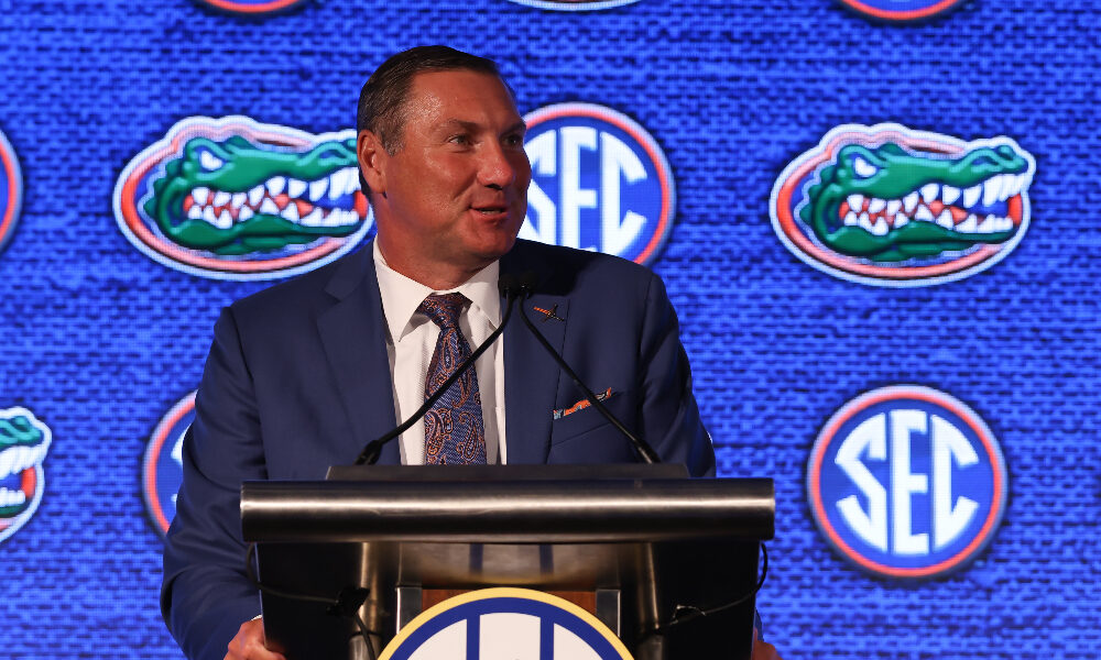 Florida HC Dan Mullen speaks at 2021 SEC Media Days