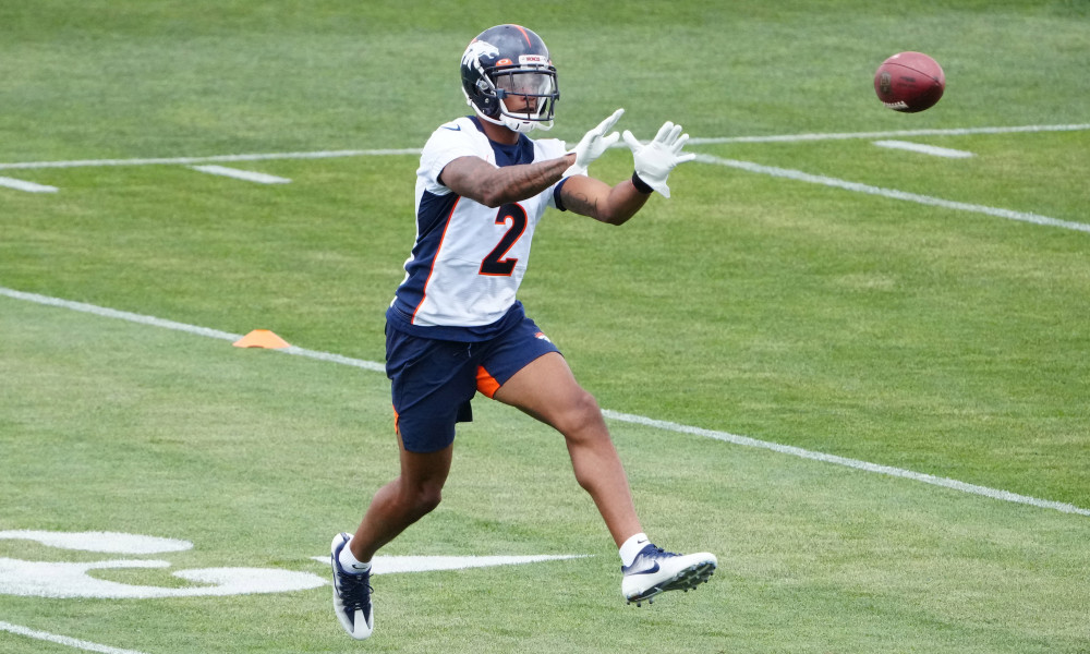 Patrick Surtain II going through Broncos rookie minicamp