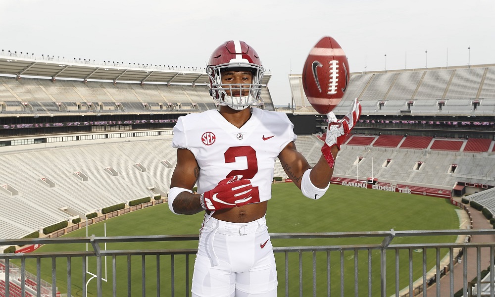 Alabama defensive back target, Earl Little in Bryant-Denny Stadium