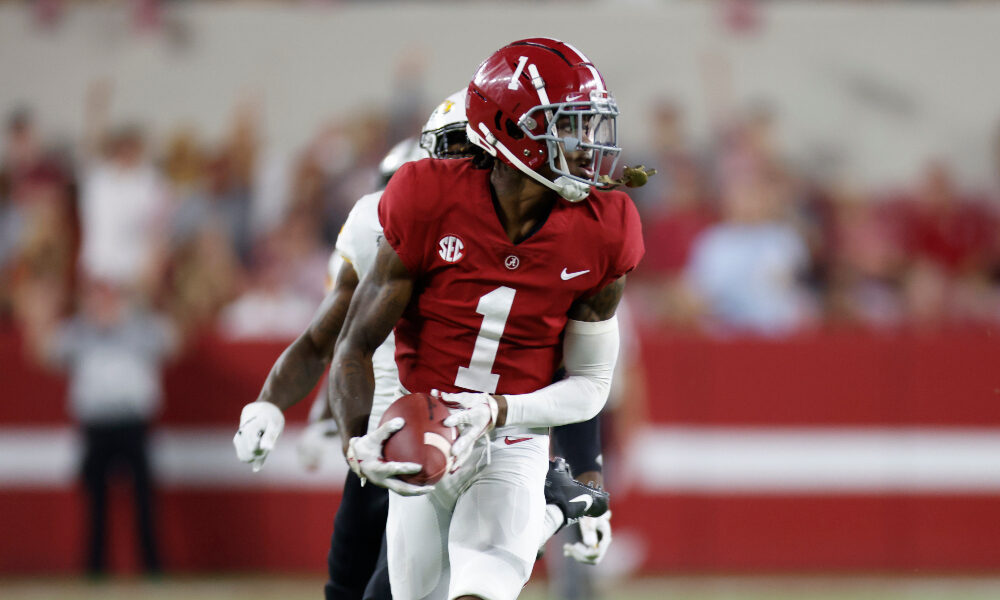 Ravens Draft Central: Jameson Williams, WR, Alabama