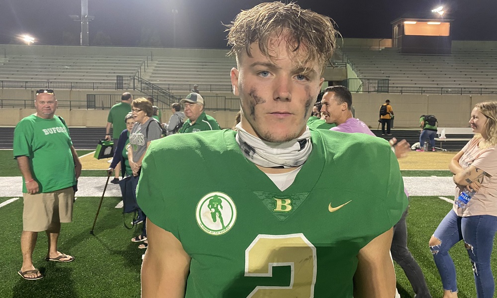 Alabama commit Jake Pope poses for picture after Buford game