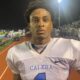 Alabama commit, Kobe Prentice poses for picture after Calera game