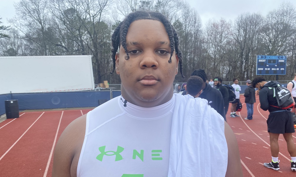 Alabama OL target Ryqueze McElderry at Under Armour