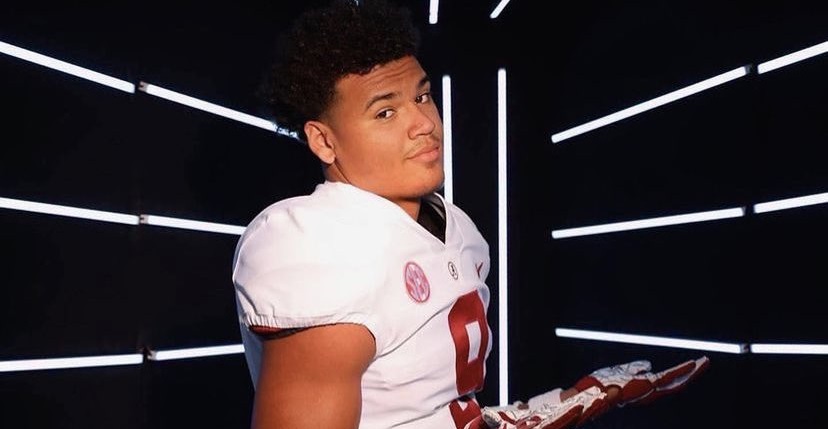 Keon Keeley poses in Alabama uniform