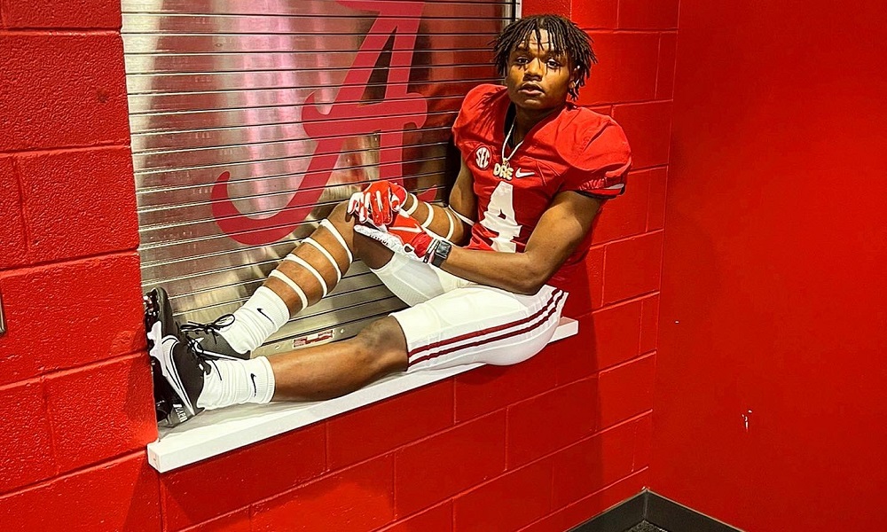 Dre Kirkpatrick Jr. during Alabama visit