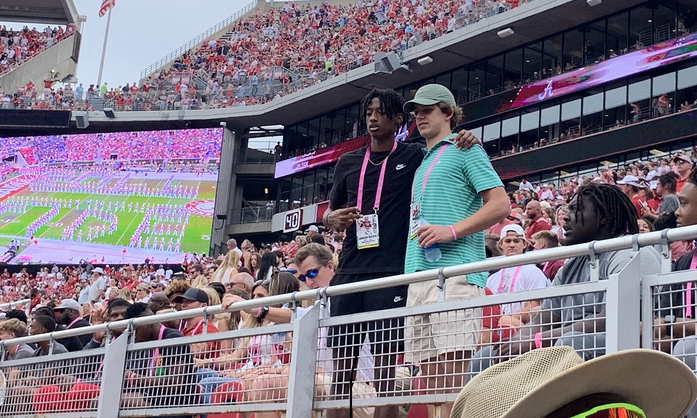 arch manning at alabama game