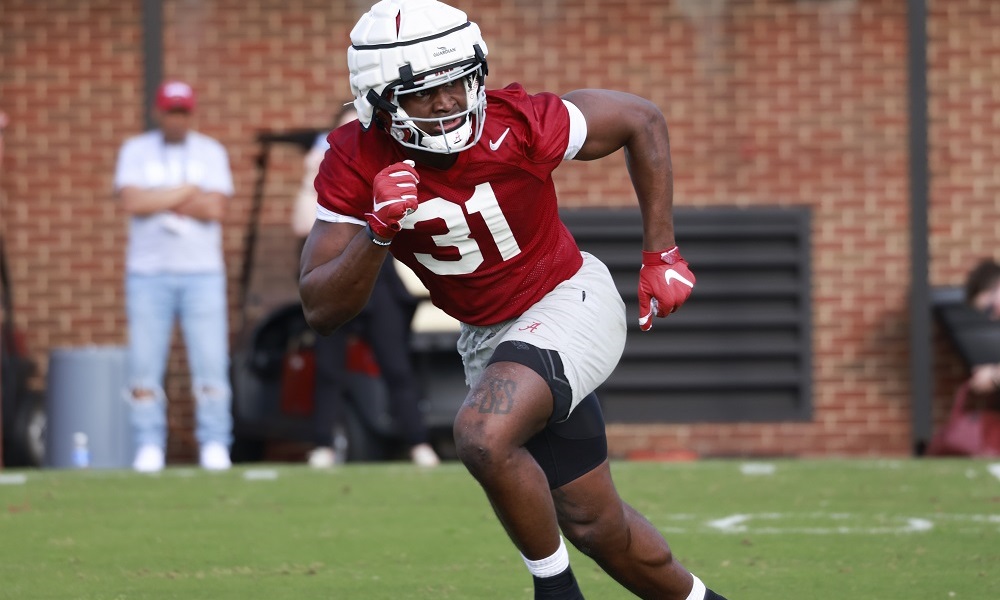 wil anderson at first alabama spring practice