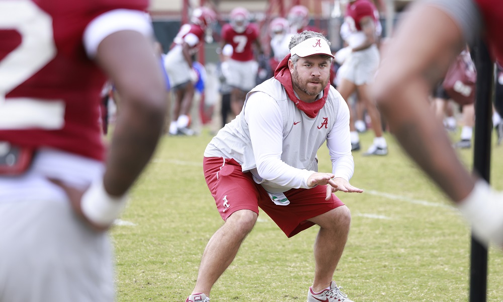 Alabama Defensive Coordinator / Inside Linebackers Coach Pete Golding Photo by Rodger Champion