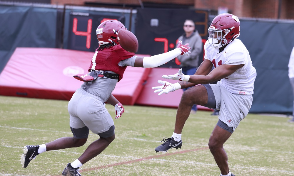 Alabama wide receiver Traeshon Holden (11) Photo by Rodger Champion