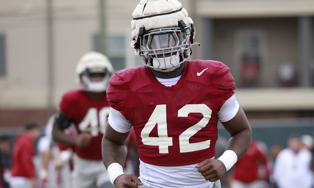 Jaylen Moody gives a defensive update from Alabama football spring practice