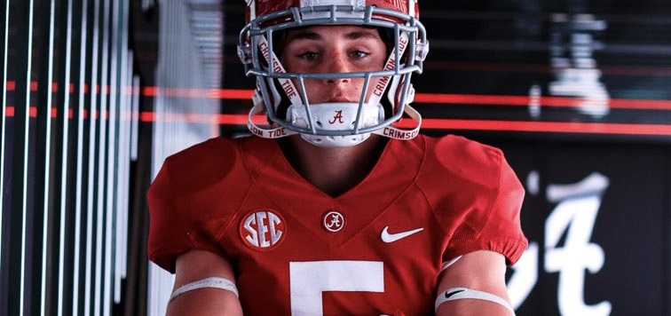 Brayson Hubbard in alabama uniform